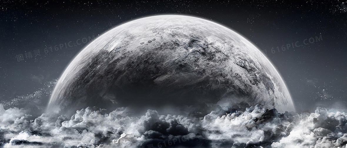星空海报背景图背景图片下载_1920x820像素jpg格式_fj