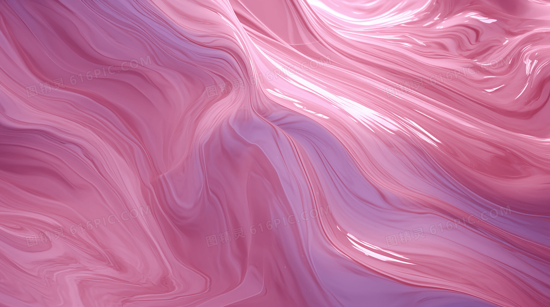 颜料流体渐变抽象纹理插画