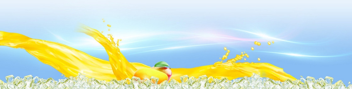 芒果汁背景banner