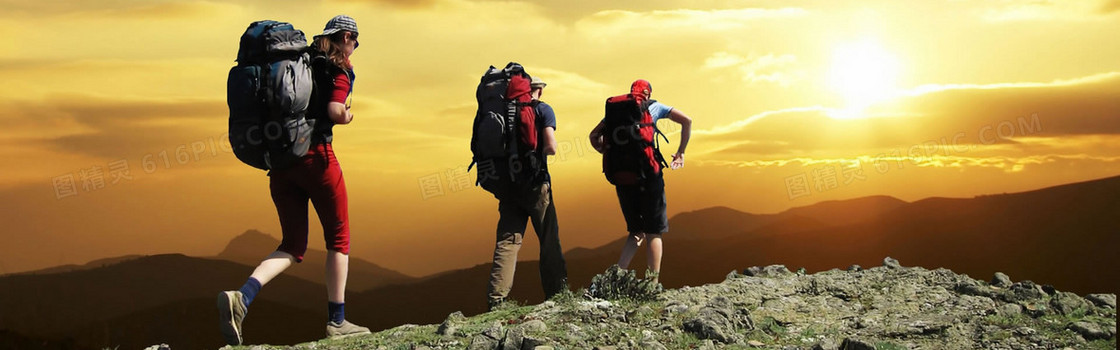 户外登山旅途素材图