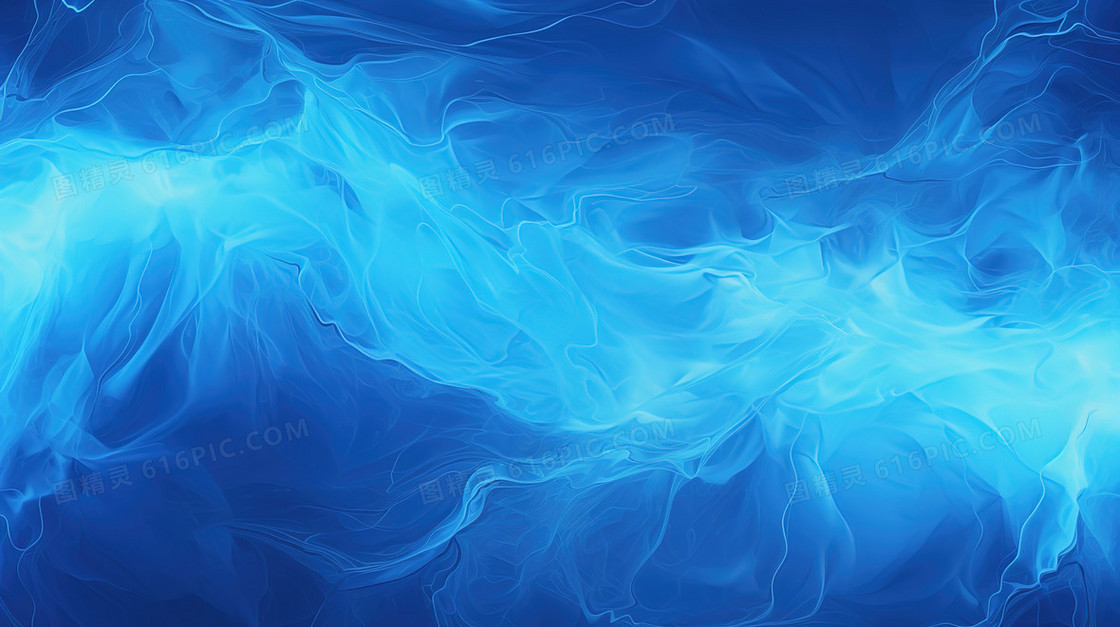 蓝色火焰烟雾图片