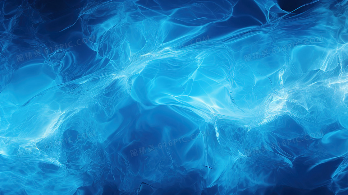 蓝色火焰烟雾图片