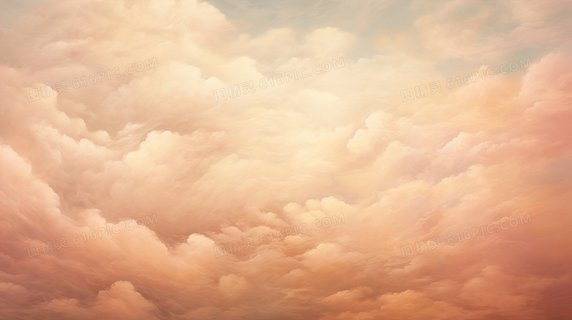 粉色唯美天空上的云背景