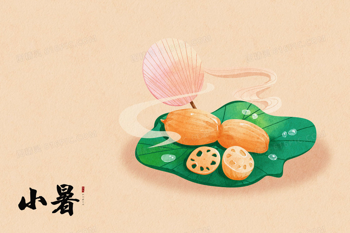 二十四节气之小暑插画