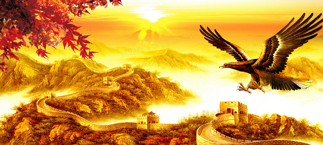 万里长城背景banner