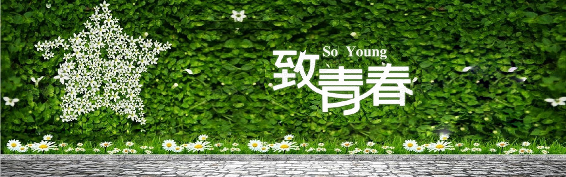 致青春广告banner背景