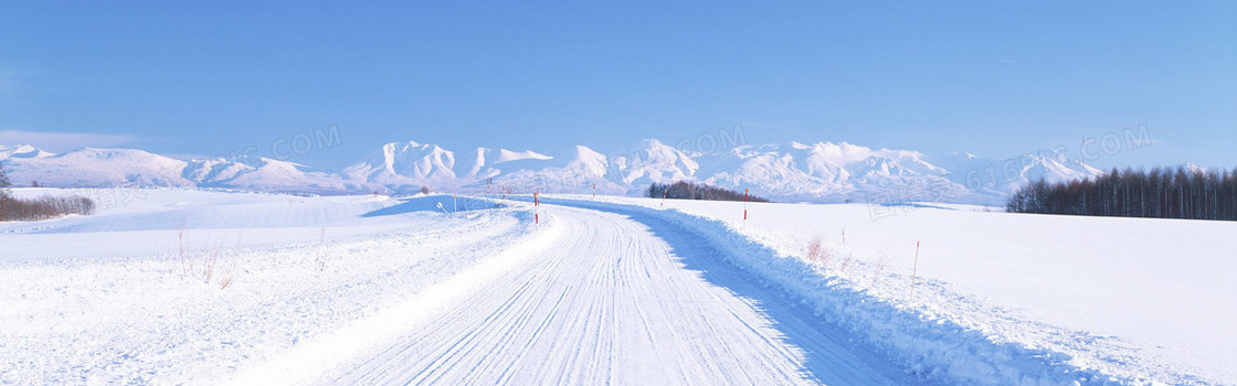 冰天雪地风景