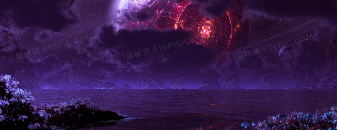科幻酷炫星际banner