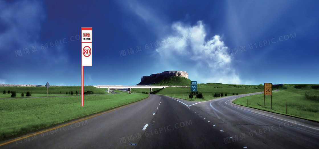 婚纱照外景高速路背景banner