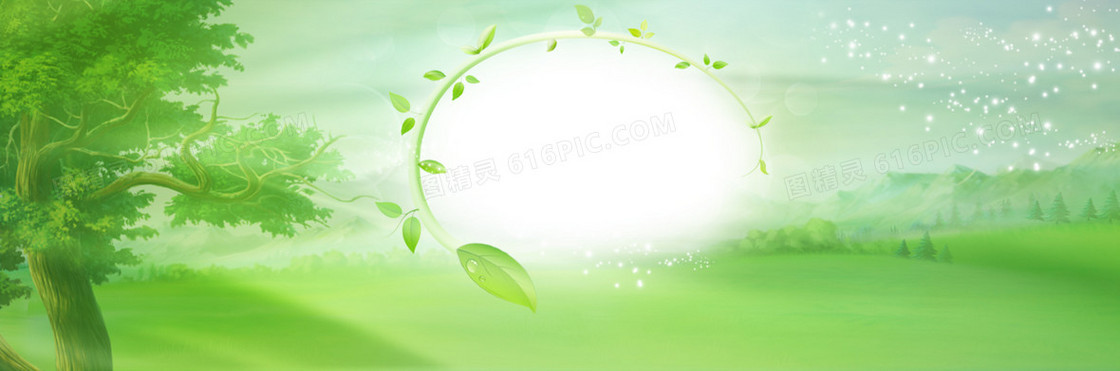 绿色梦幻背景