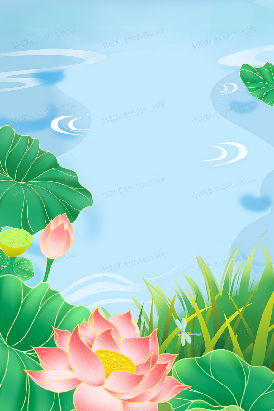 24节气立夏背景
