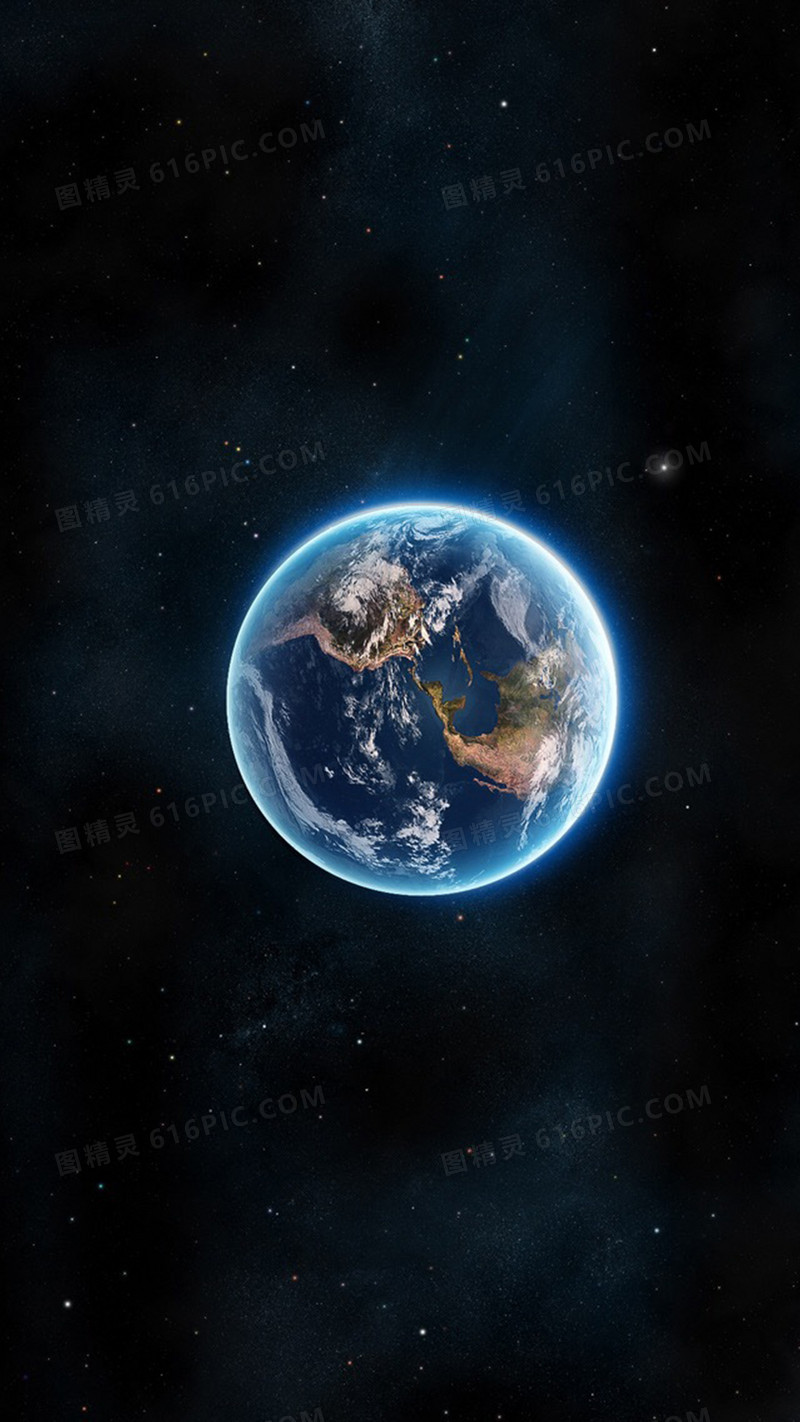 大气地球图案背景图