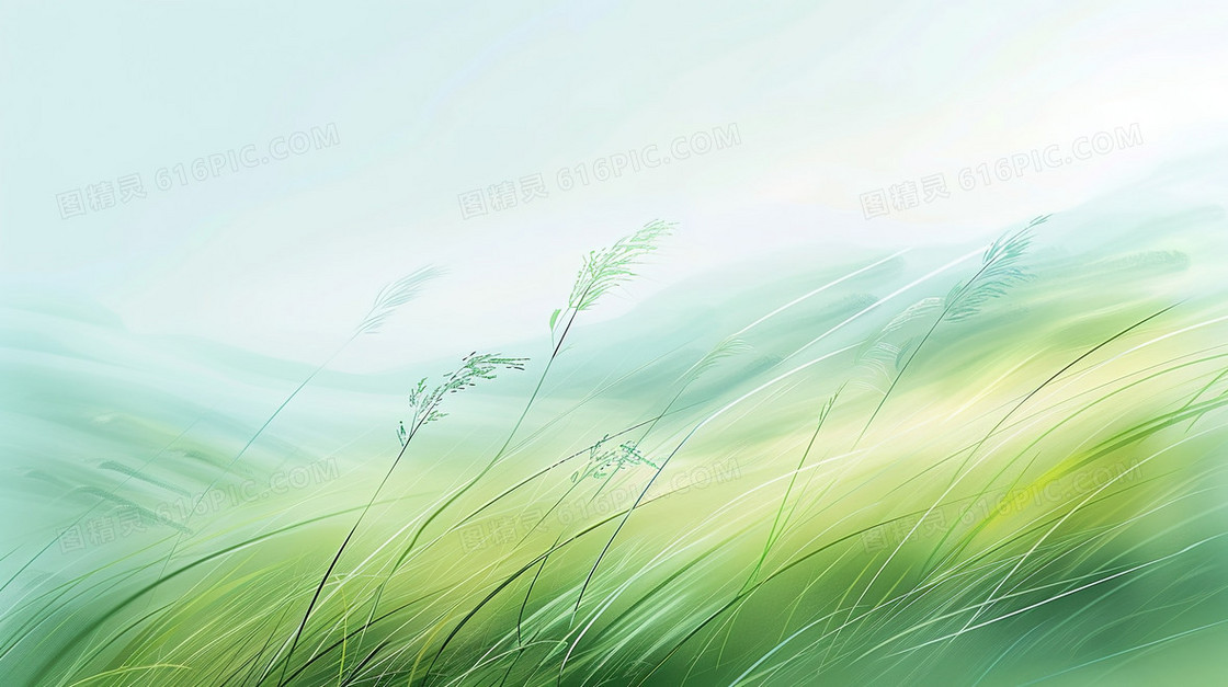 绿色简约丝滑草地植物纹理背景