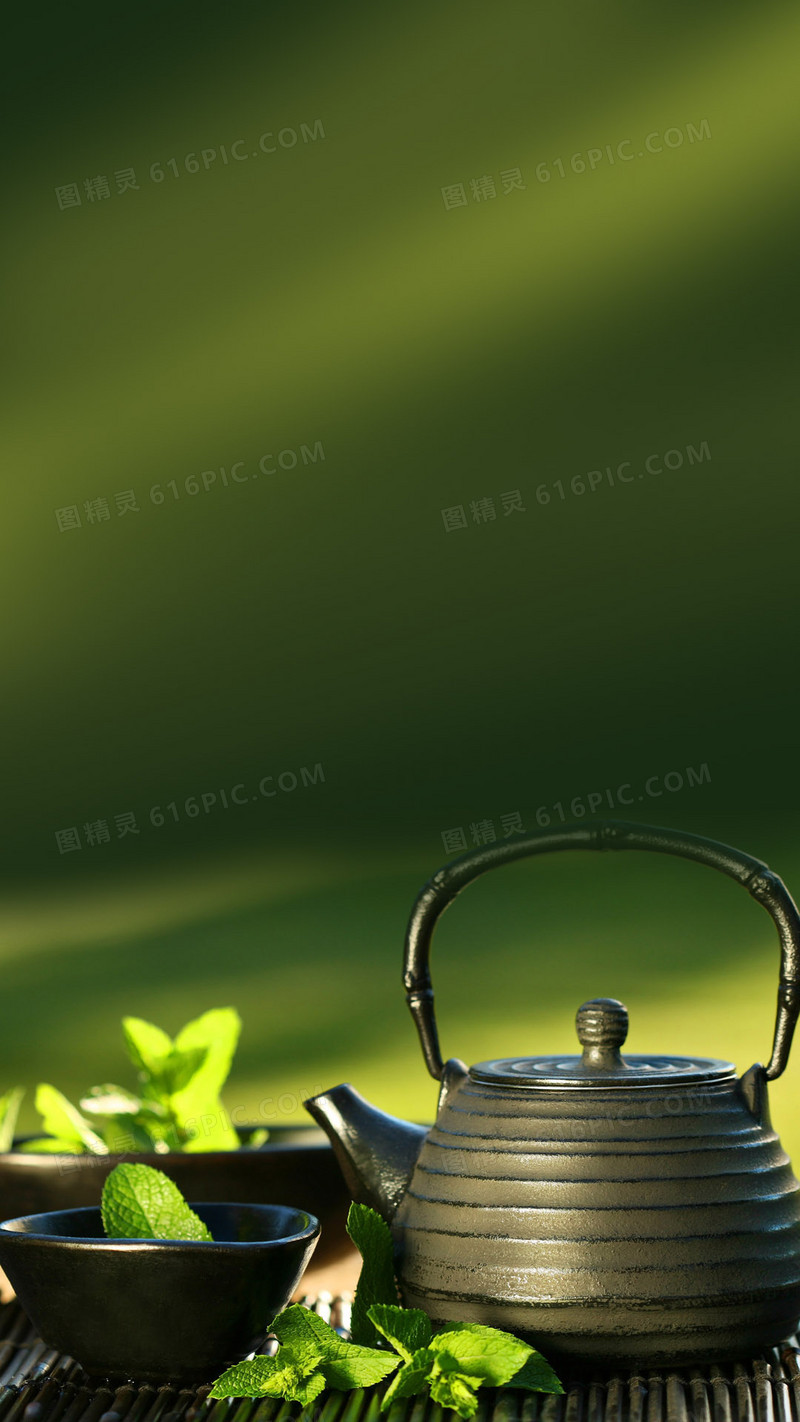 茶壶茶园背景