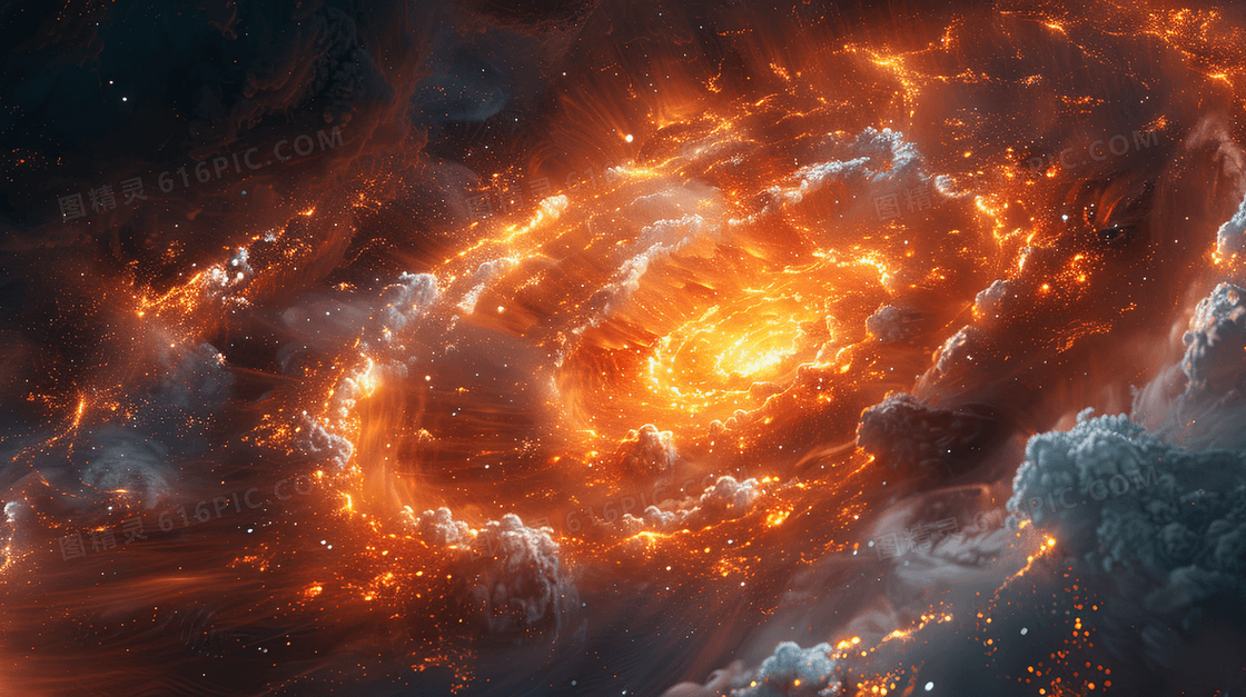简约星空旋涡背景