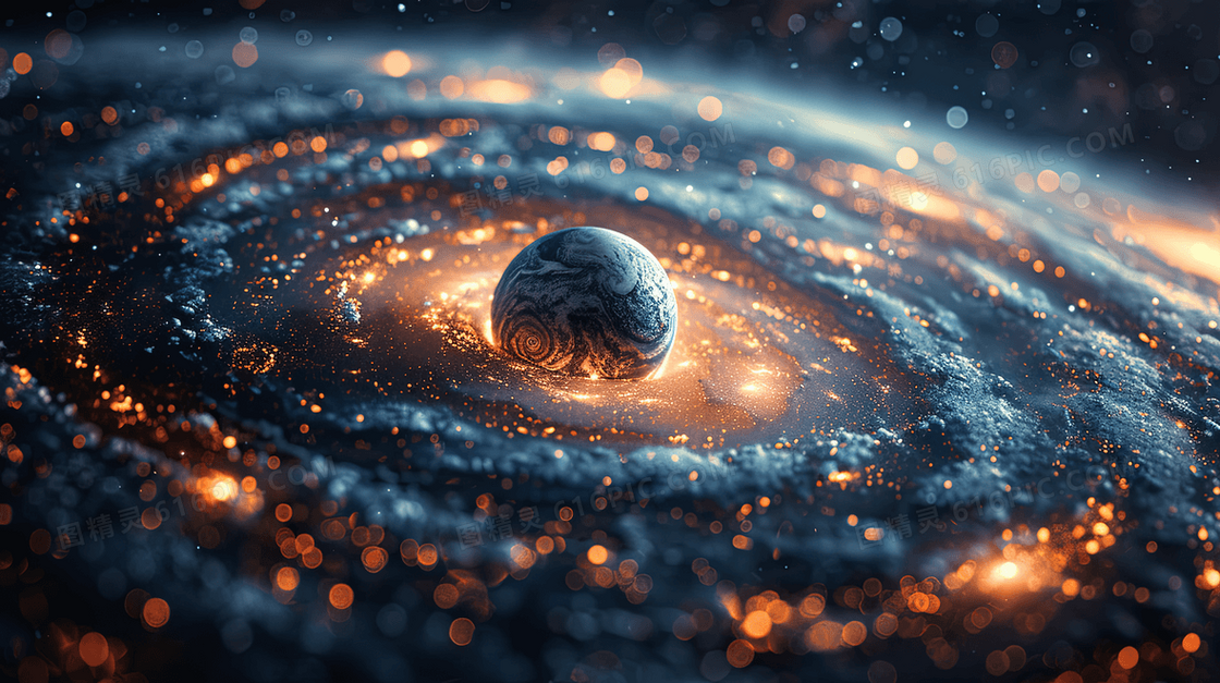 科技星球涡轮背景