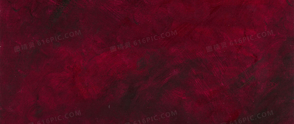 红色油画笔触