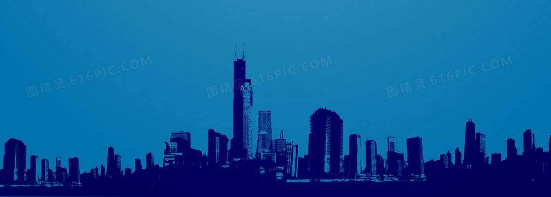 蓝色背景