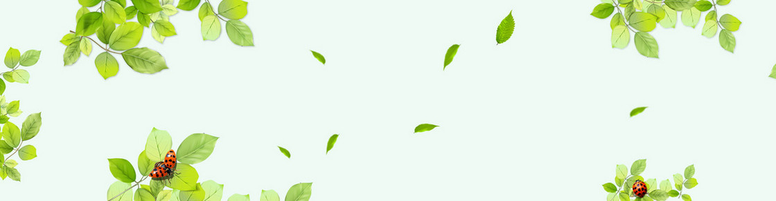 春季清新白色电商海报背景