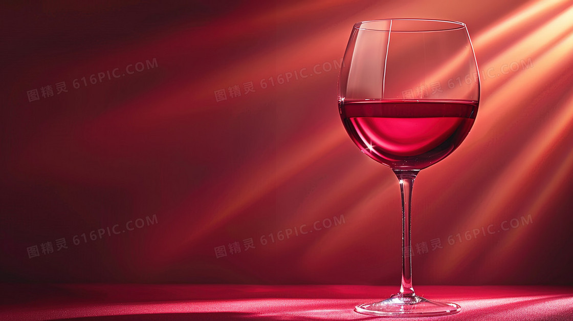 红色葡萄酒酒水简约背景