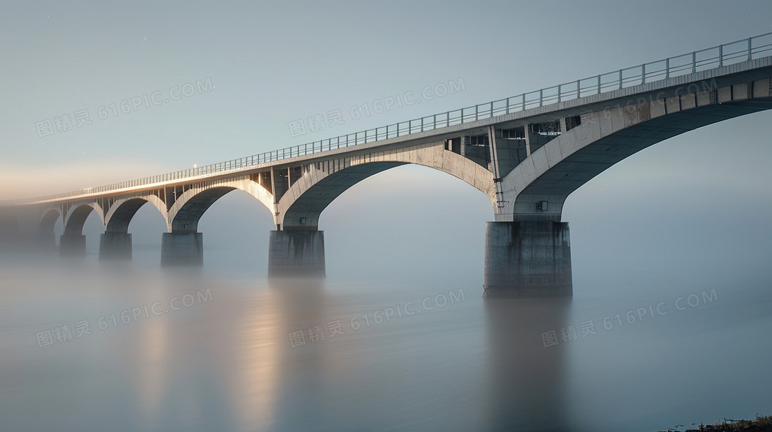 大桥交通建筑简约背景