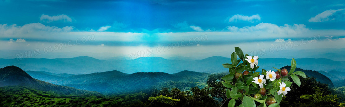 淘宝风景背景