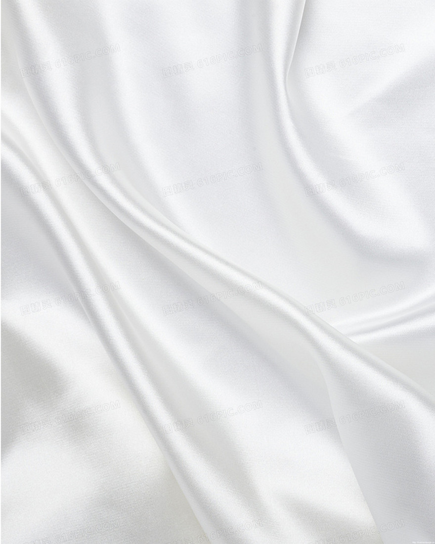 白色丝绸绸缎背景素材