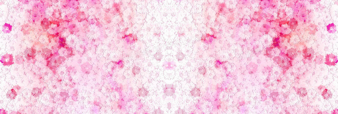 粉红色小碎花海报背景