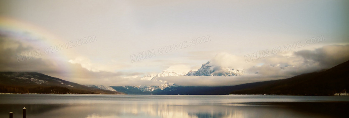 山水背景