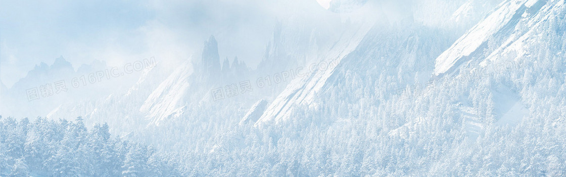 梦幻雪山背景