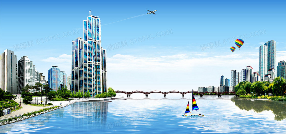 现代科技背景