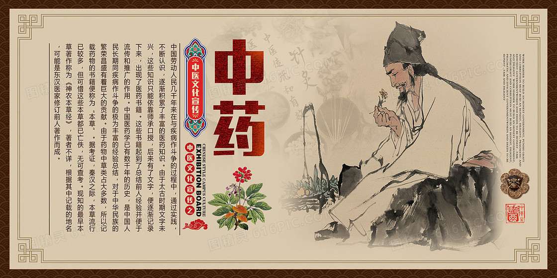 中医文化背景素材