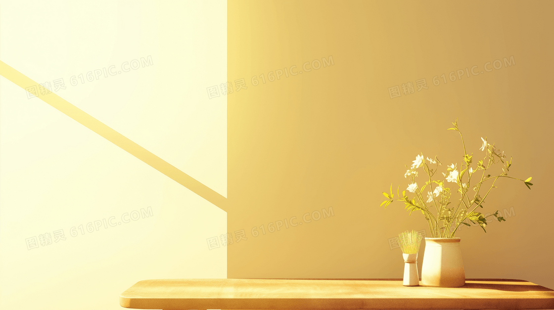 简约室内场景背景