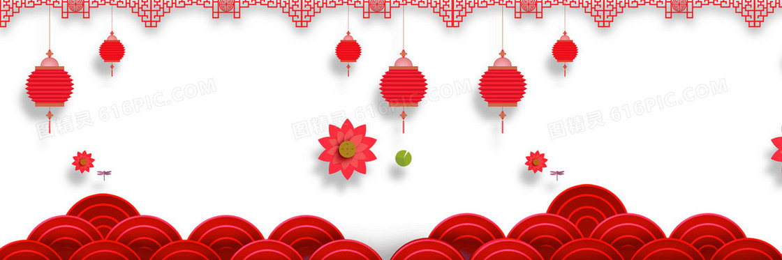 年货节春节背景banner