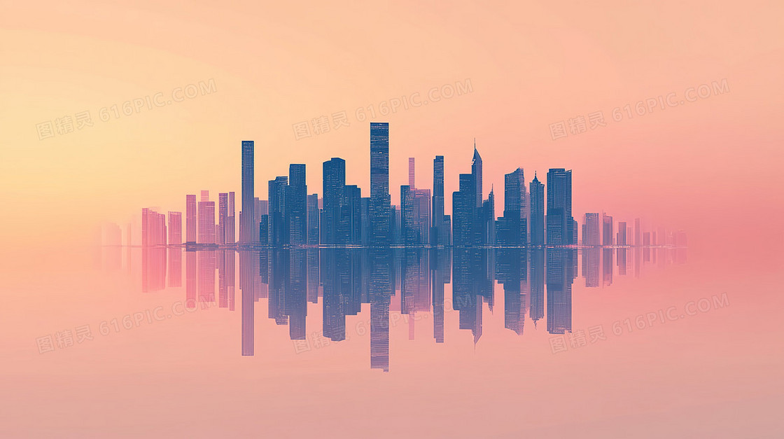 创意城市简洁背景