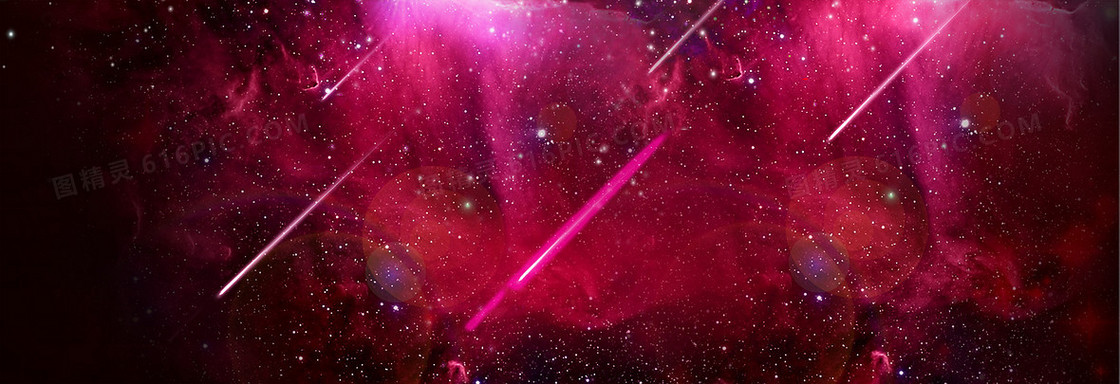 现代红色宇宙星空海报背景素材