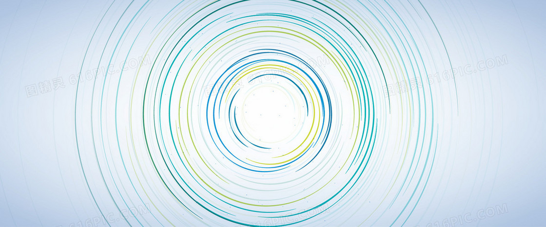蓝色螺旋圆环背景