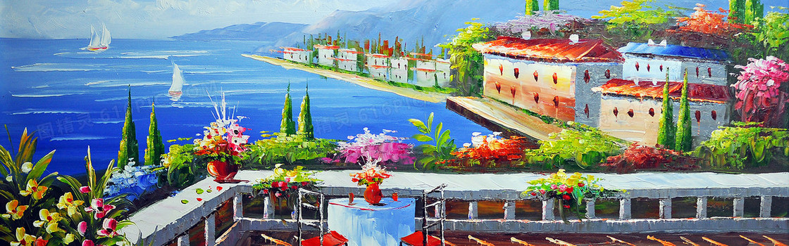 油画背景