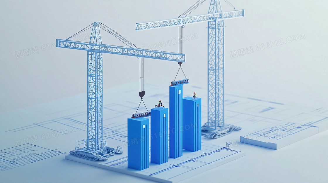 现代科技建筑背景