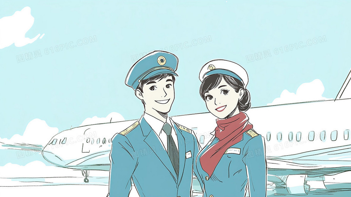 飞机乘务人员背景