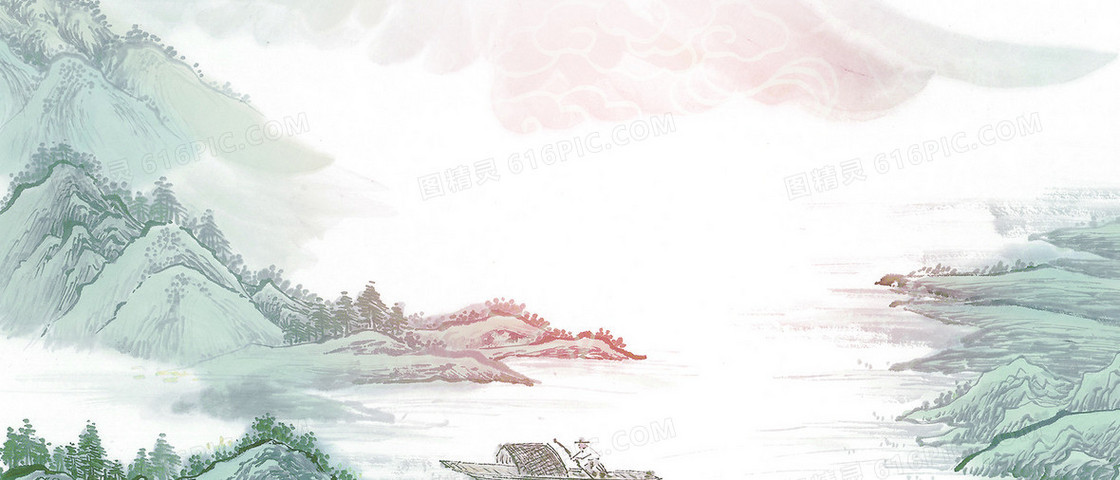 唯美山景banner