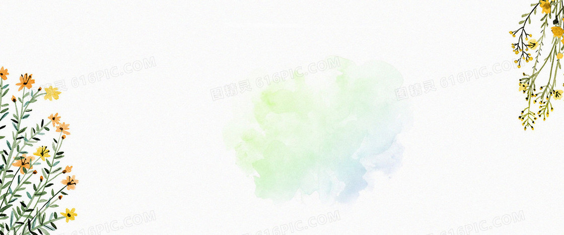 手绘花朵