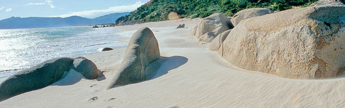 海边沙滩背景