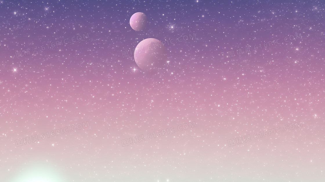 唯美梦幻星云背景