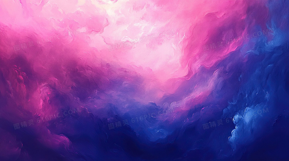 唯美治愈风星云背景