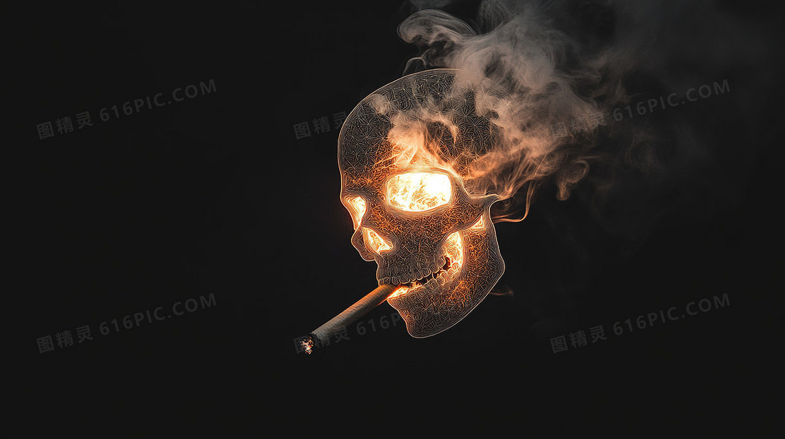吸烟有害健康背景