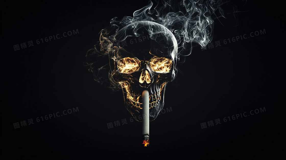 吸烟有害健康背景