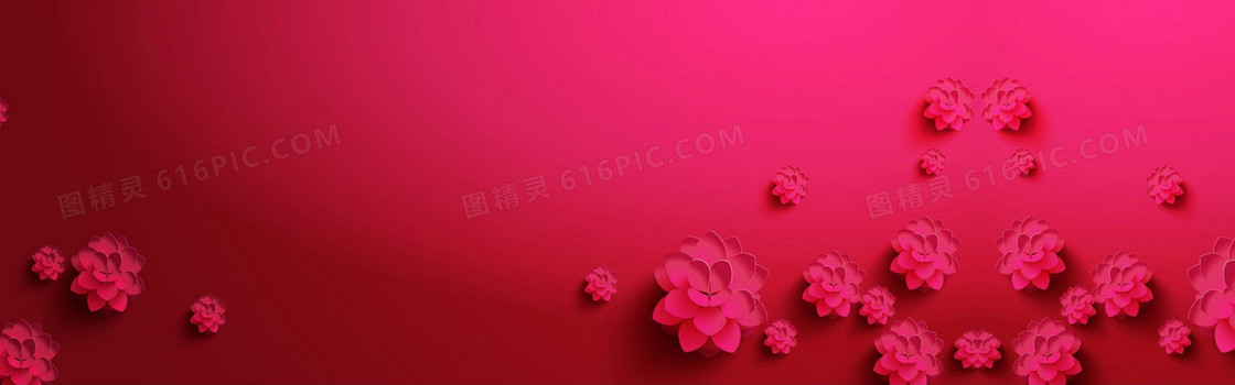 粉色花朵背景