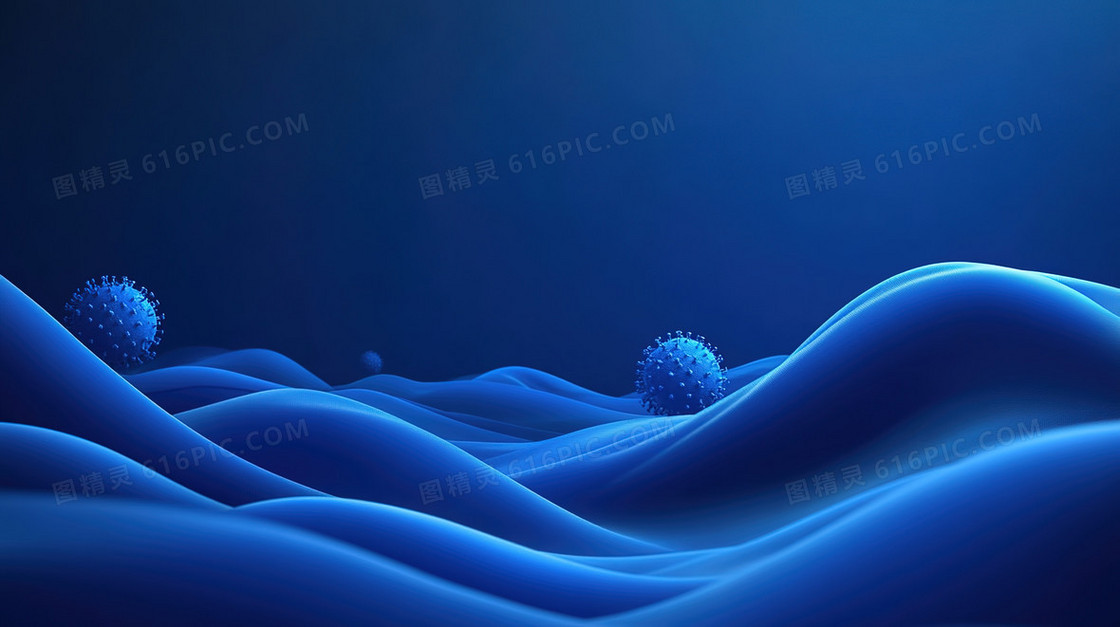 创意病菌微生物细胞的背景