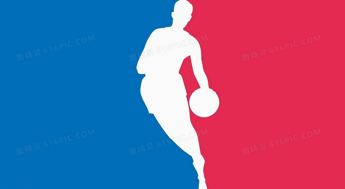 NBA篮球标志背景